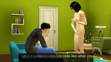 Asian Step-Mom Shows Step-Son Her Body And Helps Him Have Sex After Long Time Of Coronavirus Pandemic - Japanese stepMom And stepSon