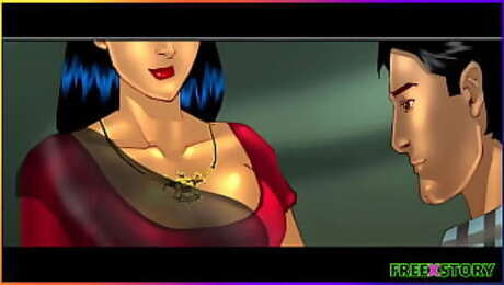 Savita Bhabhi Episode 4 part 1 - Savita Bhabhi met a man who took her virginity