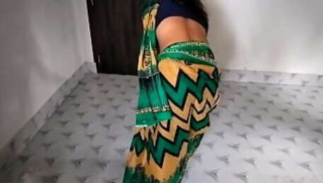 Green Saree indian Mature Sex In Fivester Hotel ( Official Video By Localsex31)