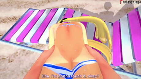 Marie Rose bikini fucking on the beach | free POV | DOA | Full & POV on Sheer & PTRN: Fantasyking3