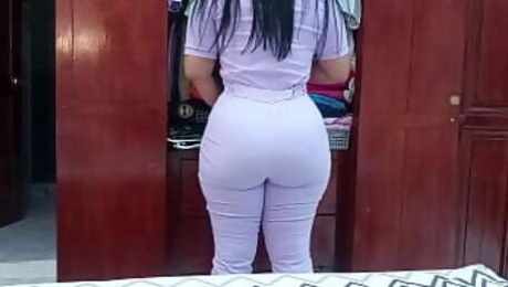 Video impactante de mujer latina enfermera