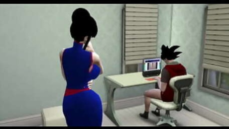 Dragon Ball Porn Epi 21 Milk Hermosa Esposa Castiga a su Hijo porque es un Pervertido que le Gusta Follarse a su Mama por el Culo todos los Dias Hentai