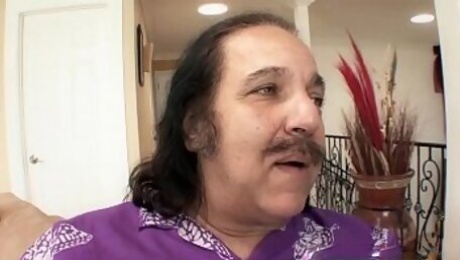 Very lucky man Ron Jeremy fucking his sweet teen stepdaughter Lynn Love