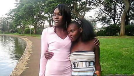 Nigeria girl and Ghana girl have lesbian sex