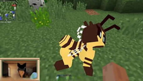 Minecraft|Jenny Mod |Finding and fucking Bee