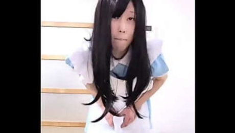 japanese crossdresser masturbation