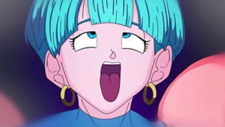 Cheating Wife Bulma's Gets A Birthday Gangbang