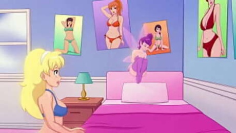 FUTA Dickgirl Makes a XXX Wish From Her Fairy PAWG Mother!  Fantasy 2D Cartoon