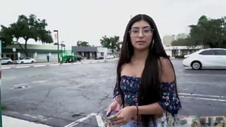 Latina Teen Fucked by a Stranger for Fake Cash