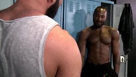 - Big Black Gay Dick Anal Destroy White Ass After Training