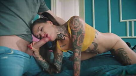 Tattooed Russian Slut Mari Galore