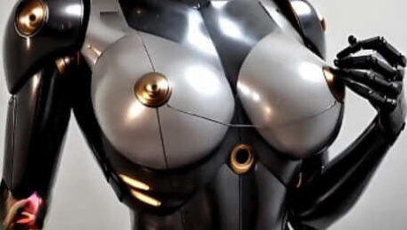 Big Titted Sex Robot Is Ready To Receive Your Cum - [Close-up / POV / AI]