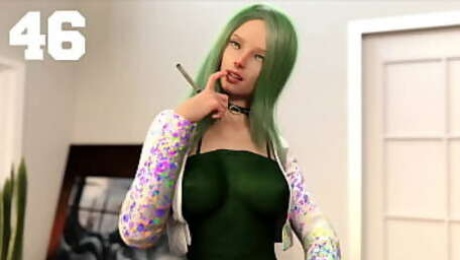 Taboo University #46 - Green Hair Emo Artist Says I am Her Muse