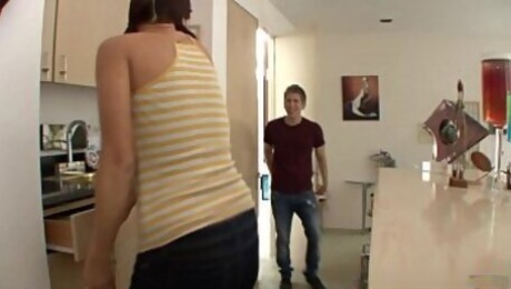 Teen spanked and fucked