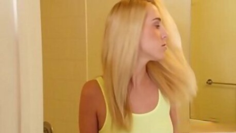 Blondie Faces Off With A Real Angry Dude (Doesn't end well for her)