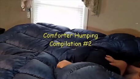 Puffy Fetish Down Comforter Humping Compilation #2 Lots Of Cum