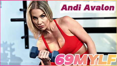 Innocent Milf Andi Avalon Fucked in Gym