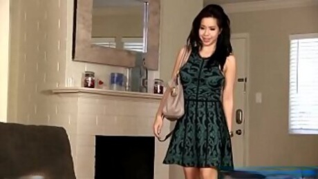 Kimmy Lee gets home early to fuck her bf