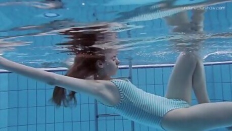 Anna Netrebko skinny tiny teen underwater