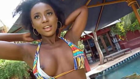 Bratty African Girlfriend Rammed In The Ass By BWC Boyfriend Outdoors