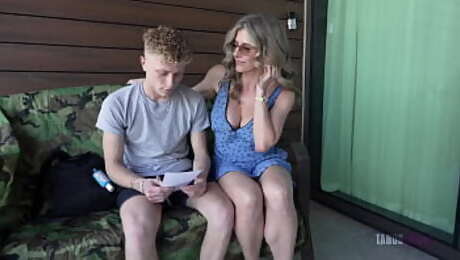 Step-Mom Turns StepSon into Bully for Pussy Reward - Cory Chase