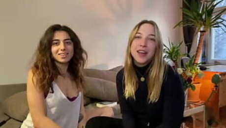 German Babes Enjoy a Dildo