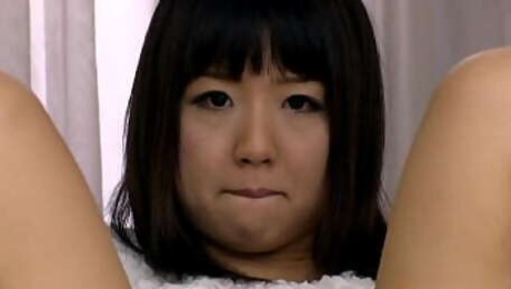 Japanese solo girl Tomomi Nakama masturbating naked uncensored.