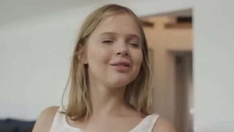 Slut teen Coco Lovelock fucked by two busty Tgirl
