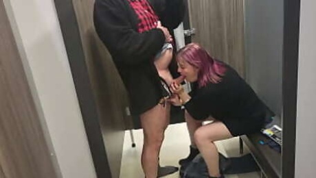 Kiwi Slutty MILF gets fucked in Department Store Changing rooms & pissed on in Public Toilets Trailer. Pt1