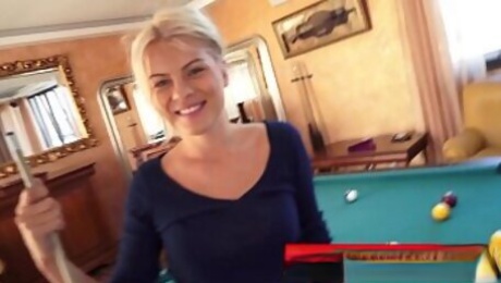 Boyfriend VS Girlfriend: Titus Steel & Jasmine Rouge Version Of Strip Poker Is A Pool Table Challenge