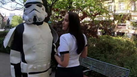 Massive Tits Star Wars Addict Jennifer Mendez Epic Anal & Squirting Threesome - Porno Dan 4K