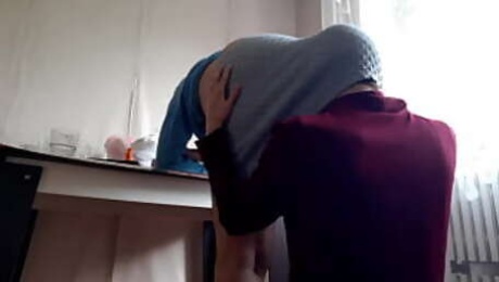 I lick my milf boss's ass for a long time for a promotion