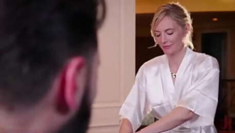 Corporate babe sell stepsis for will