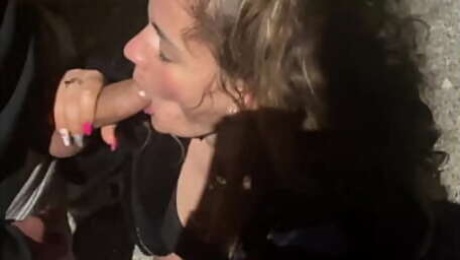 DOGGING with my WIFE and watching her SUCKING and FUCKING a STRANGER OUTDOOR