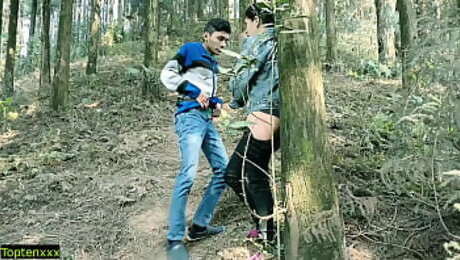 Sex at forest with 18yrs boyfriend! Hurry Up