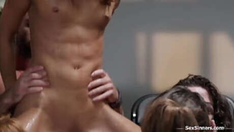Dont put a guy in a room with sexaddicts