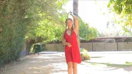 Aurielee In Hula Hoop Girl 1