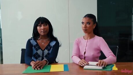 An Office Debriefing - Ameena Green & Olivia Jayy