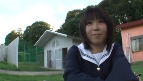 Fabulous Japanese whore Mikan Kururugi in Amazing Outdoor JAV clip