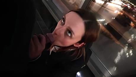 Public Blowjob In A Crowded Mall! Got Caught!