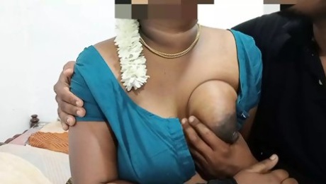 A Tamil wife had sex with her sisters husband who came to her house he doggy fuck so hard