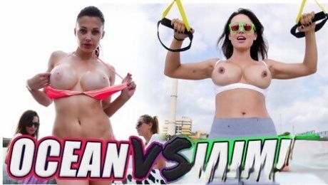 Public Battle Of The GOATs: Aletta Ocean VS Franceska Jaimes