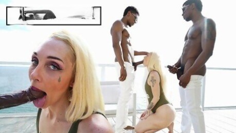 Naked Hustlers featuring Alexis Andrews's big ass white girls action