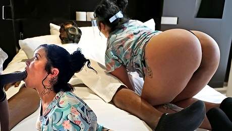 Gia Garcia's hot nurse clip by Naked Hustlers