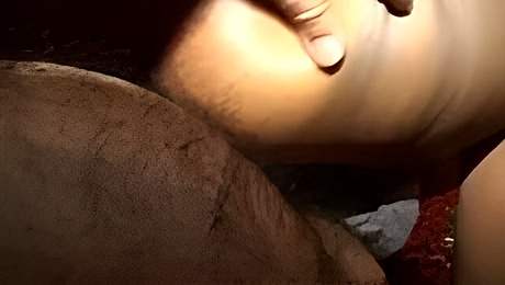 Desirable goomah at amateur trailer